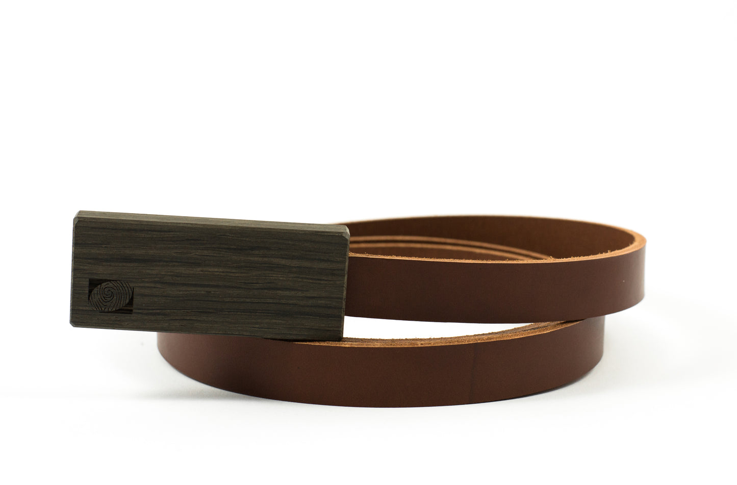 Ledergürtel Mooreiche SLIM