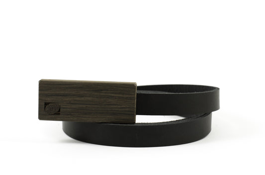 Ledergürtel Mooreiche SLIM