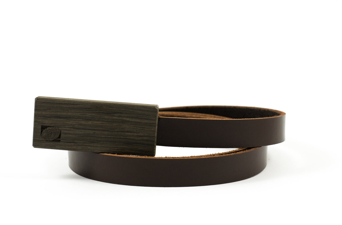 Ledergürtel Mooreiche SLIM