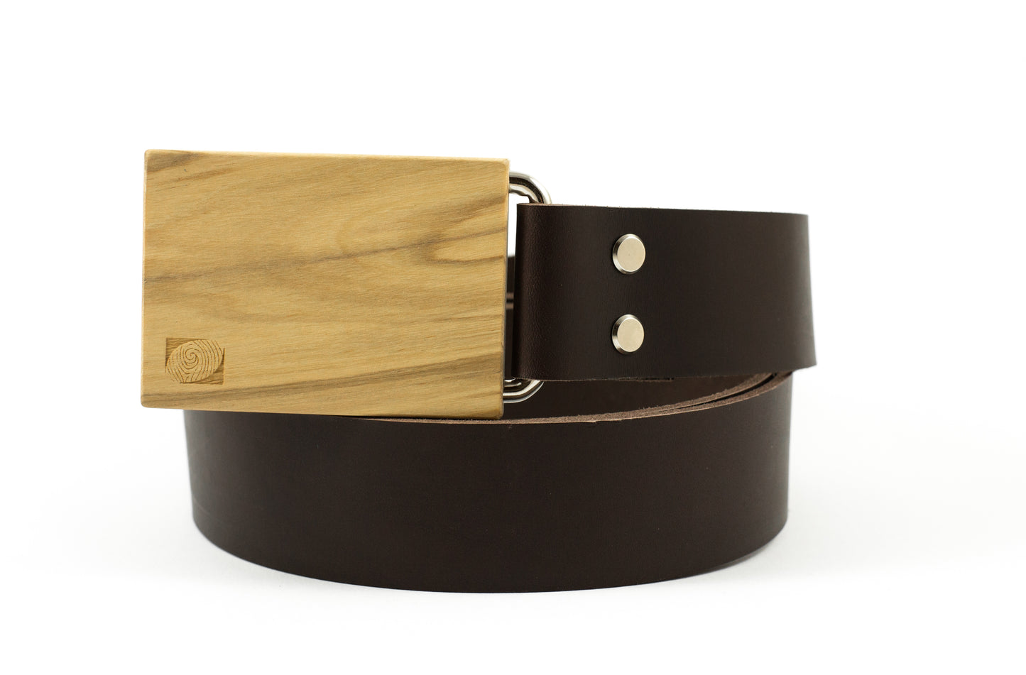 Ledergürtel Olive - Wechselgürtel