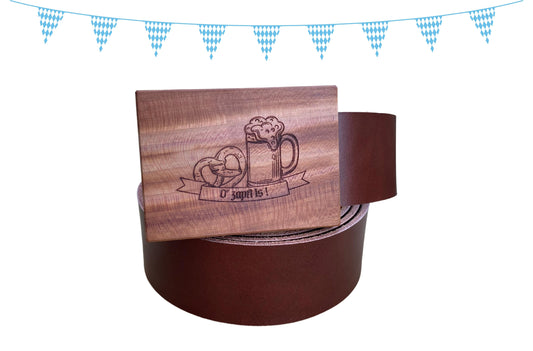 Trachtengürtel "Bier & Brez'n"