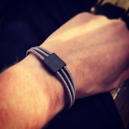 Flexi-Armband grau